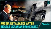 Kremlin Rages After Ukraine Unleashes Its Largest Drone Onslaught on Moscow - 'Putin Vows Revenge'