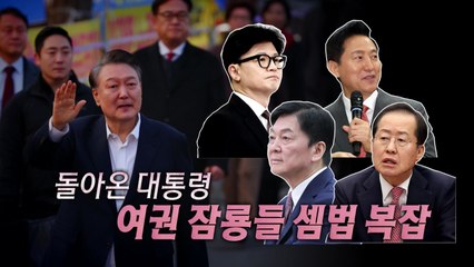 [영상] 돌아온 대통령...'탄핵 찬성' 여권 잠룡들 셈법 복잡 / YTN