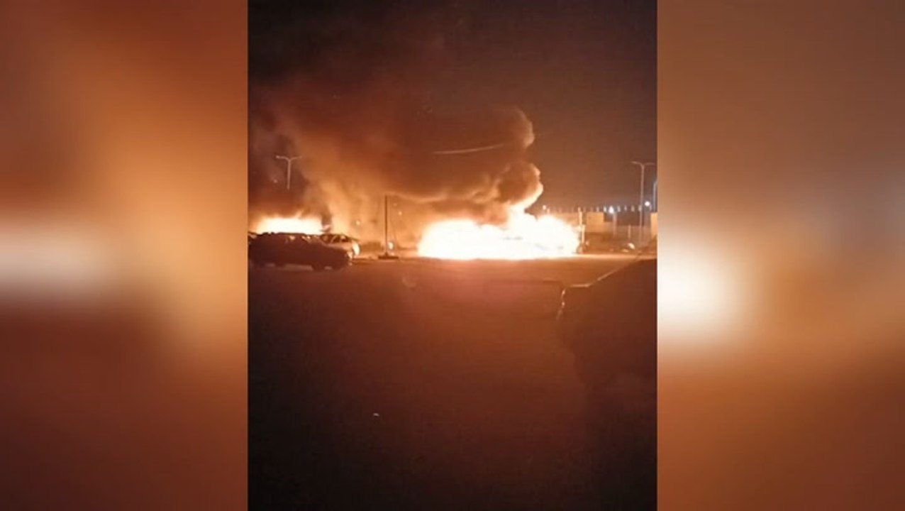 Flames light up Moscow sky after Russian capital hit by largest Ukraine drone attack in years