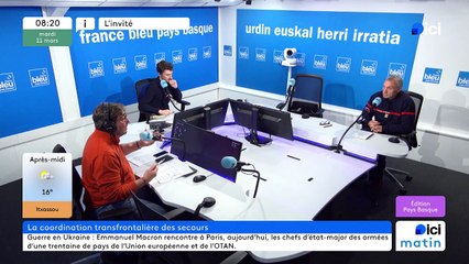 Coordination transfrontalière des secours - Joseph Bonson, lieutenant-colonel du SDIS64