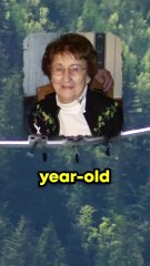 80 years women landing a plan #plan crashlanding