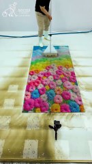 Beautiful Carpet: Colorful Flowers Hidden Behind The Mud - Satisfying Video #shorts