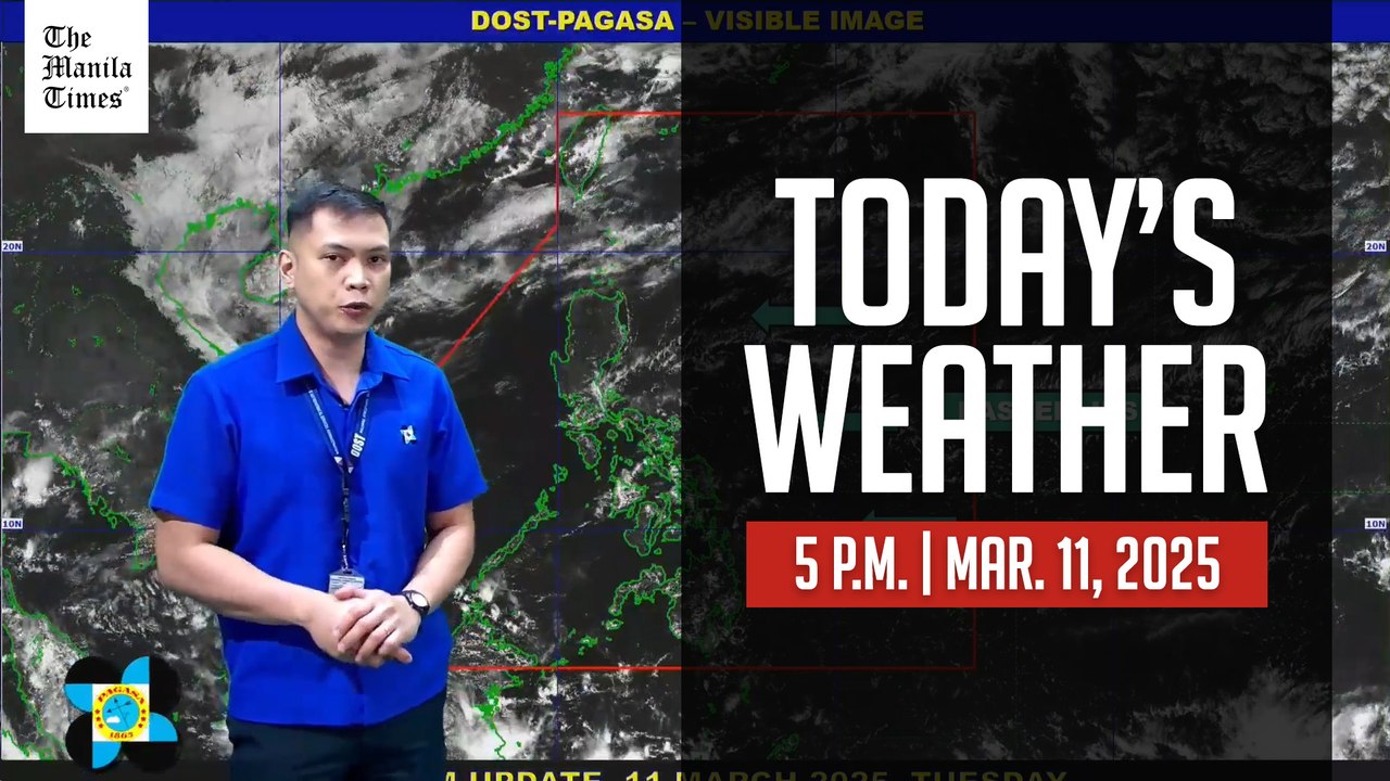 Today's Weather, 5 P.M. | Mar. 11, 2025