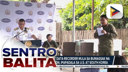 Narekober na flight data recorder mula sa bumagsak na FA-50 jet sa Bukidnon, ipapadala sa U.S.