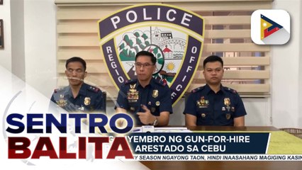 8 miyembro ng gun-for-hire group, arestado sa Cebu; mga menor de edad, ginagamit umano sa operasyon bilang gunman o lookout