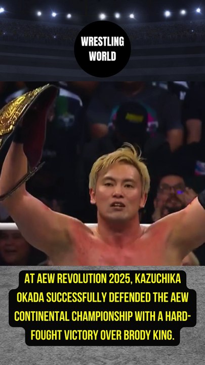 Kazuchika Okada retained the AEW Continental Title at AEW Revolution 2025.