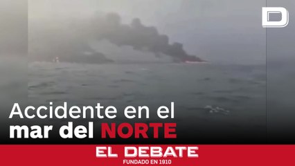 Una supuesta falta de visibilidad en un accidente «inusual», clave en el accidente entre dos navíos en el mar del Norte