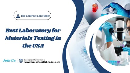Find the Best Laboratory for Materials Testing in the USA