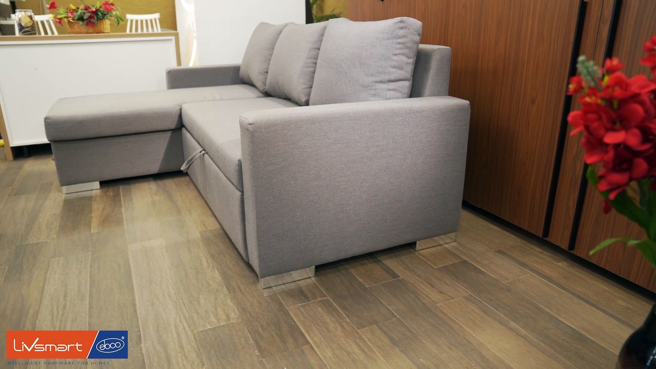 Pro lift sofa bed fitting with guide track