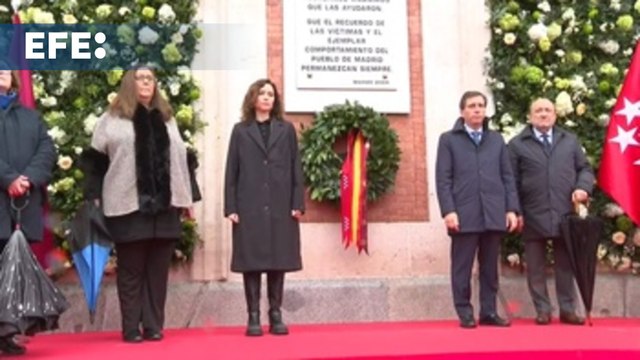 Madrid homenajea a las víctimas del 11M en el vigésimo primer aniversario del atentado