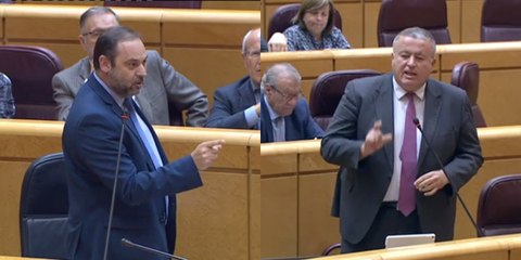 Vea cómo se desquició Ábalos el día que el PP le preguntó en su cara por su viaje a Perú