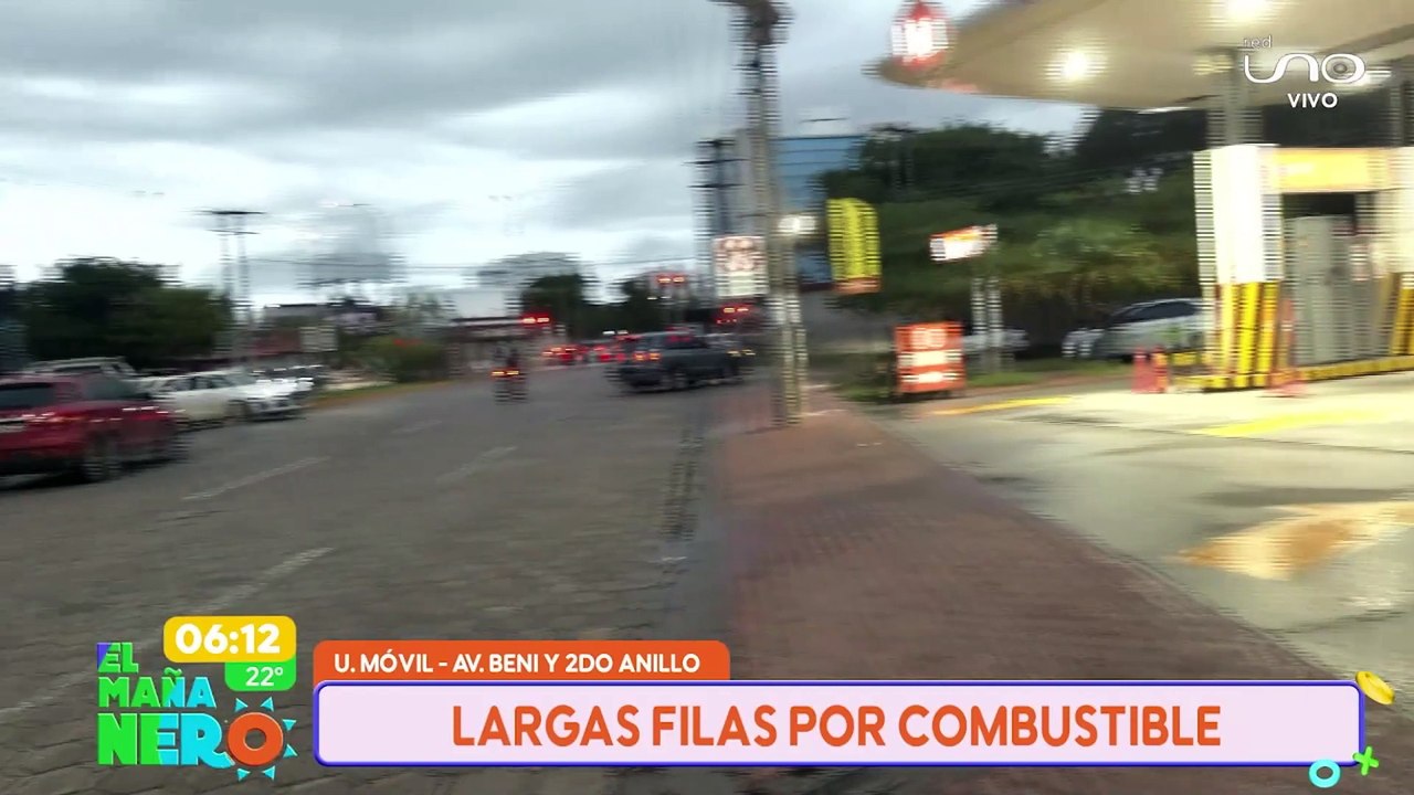 SCZ LARGAS FILAS POR COMBUSTIBLE