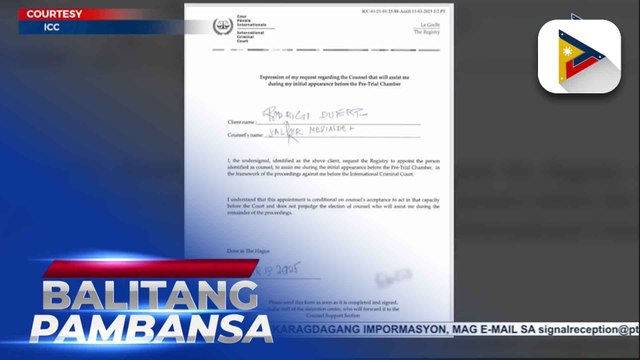 Dating Exec. Sec. Medialdea, itinalaga bilang legal counsel ni dating Pres. Duterte