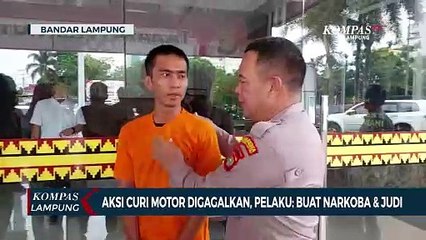 Aksi Curi Motor Digagalkan, Pelaku: Buat Narkoba & Modal Judi