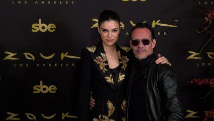 Nadia Ferreira and Marc Anthony "Zouk LA Grand Opening Preview" Black Carpet Arrivals