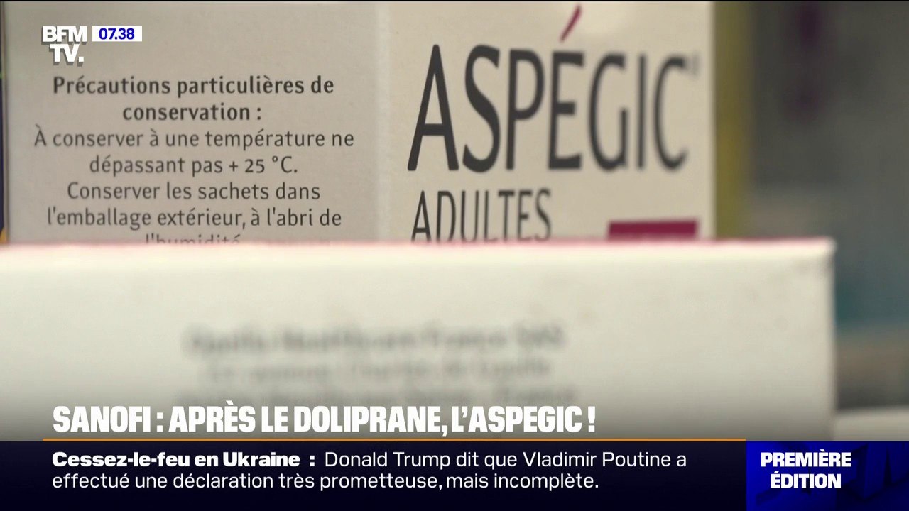 Après Doliprane, Sanofi va se séparer de l'usine qui fabrique l'Aspegic