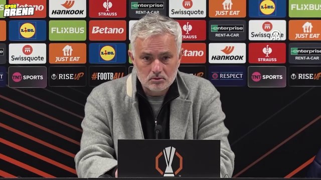 Jose Mourinho'dan maç sonu hakem kararlarına tepki: UEFA'dan ceza almak istemiyorum