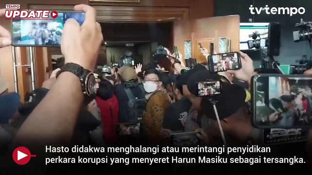 Hasto Didakwa Merintangi KPK Tangkap Harun Masiku dan Suap Rp 600 Juta