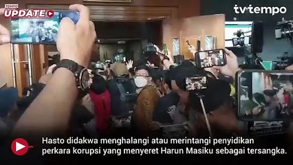 Hasto Didakwa Merintangi KPK Tangkap Harun Masiku dan Suap Rp 600 Juta