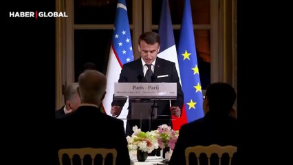 Fransa Cumhurbaşkanı Macron Türkçe konuştu
