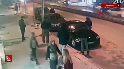 Erzurum'da park yeri yüzünden çıkan kavgada bacağını kırdılar
