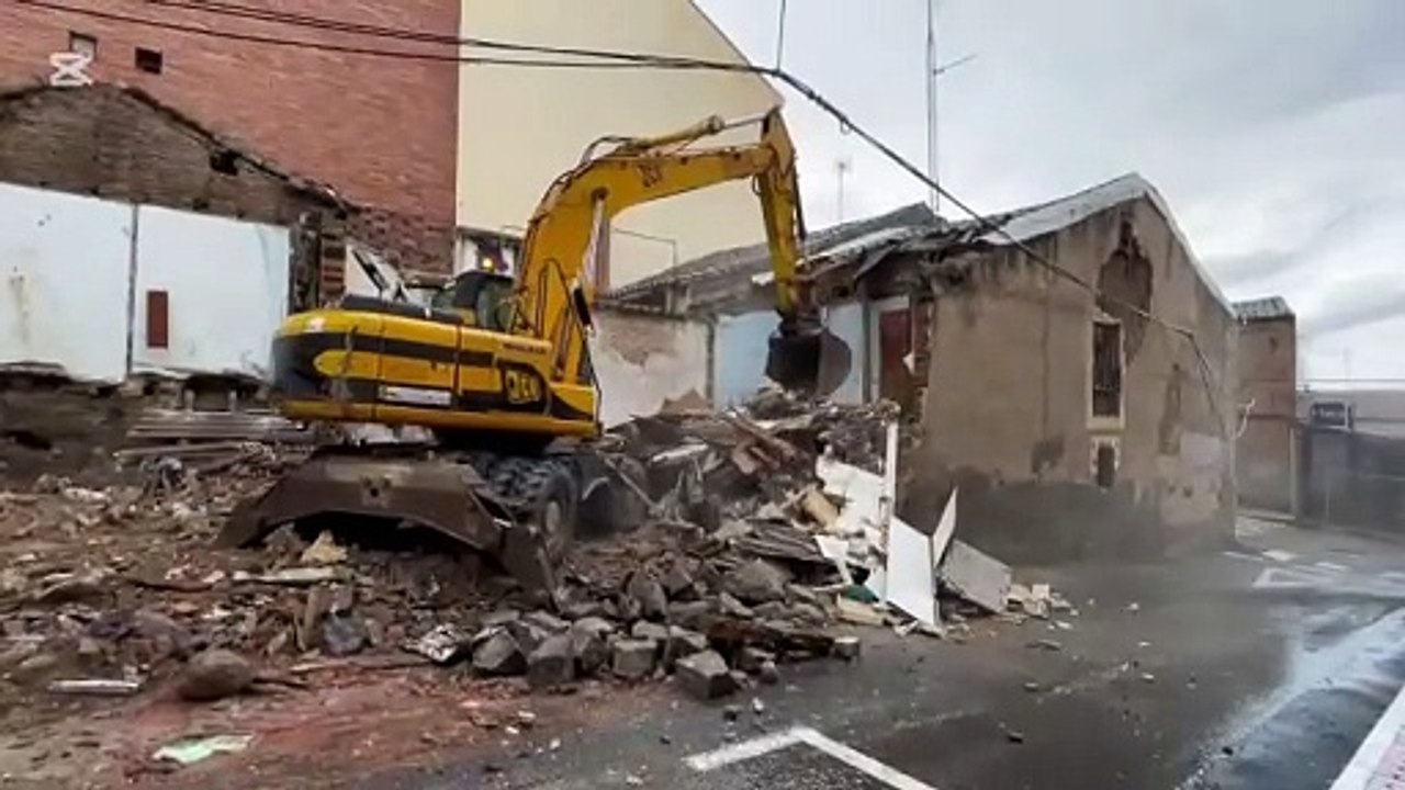Demolición edificio calle Valladolid