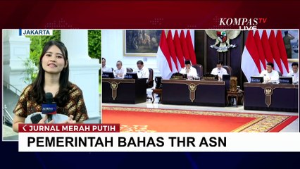 Momen Prabowo dan Sejumlah Menteri Rapat Bahas THR  untuk ASN dan Pensiunan