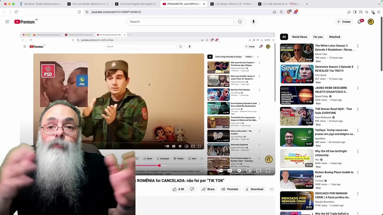 SIM, o TSE da ROMÊNIA proibiu um CANDIDATO PRÓ-PUTIN de se CANDIDATAR por lá e ESTÃO CERTÍSSIMOS!