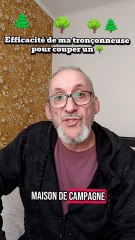 Il voulait couper un arbre 🌳