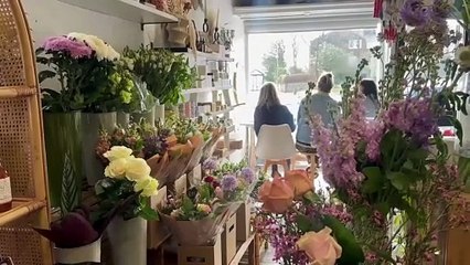 Cute new coffee hotspot at Cleadon's Nomad Flower Den