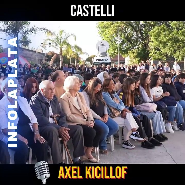 Kicillof encabezó el acto que dio inicio al ciclo lectivo de nivel secundario en Castelli