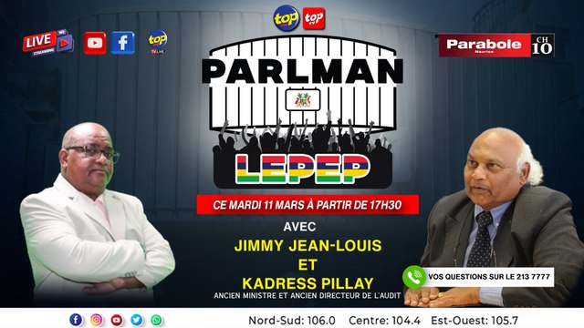 Parleman Lepep: Jimmy Jean-Louis recoit Kadress Pillay