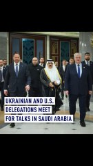 Ukraine-U.S. talks start in Saudi Arabia