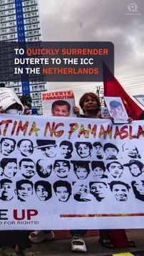 ‘Critical step’: Duterte arrest brings drug war victims, families closer to justice