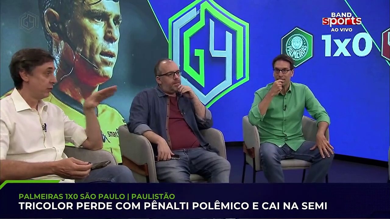 "NÃO FOI PÊNALTI! A ARBITRAGEM É RUIM", CRITICA PAULO MASSINI AO FALAR SOBRE CHOQUE-REI NO G4