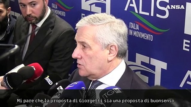 Tajani: Proposta di Giorgetti e' di buon senso