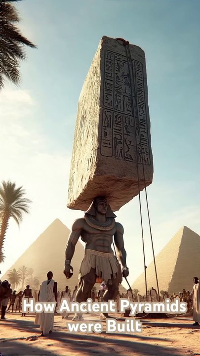 How Egyptian pyramids where built