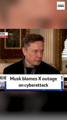 Musk blames X outage on cyberattack