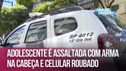 Adolescente é assaltada com arma na cabeça e celular roubado