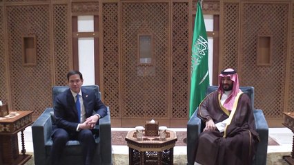 사우디 왕세자 만난 미 국무 "어떤 가자 해법이든 하마스 배제" / YTN