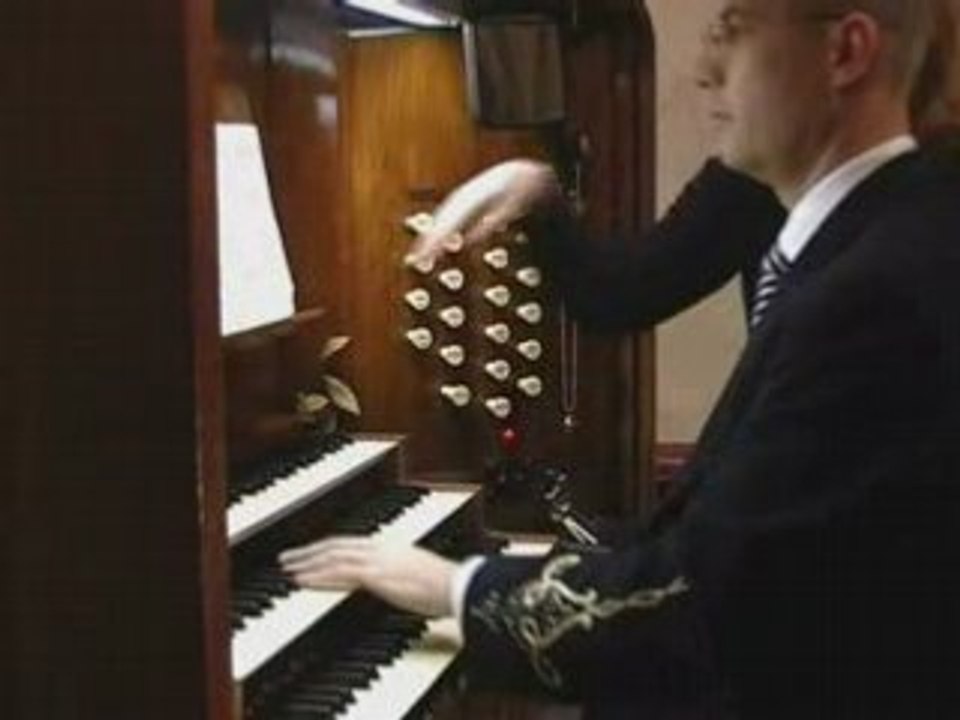 Lento 6m sonate en trio Bach par Laurent Riboulet orgue