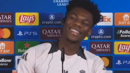 La divertida reacción de Tchouaméni a la pregunta de un periodista 