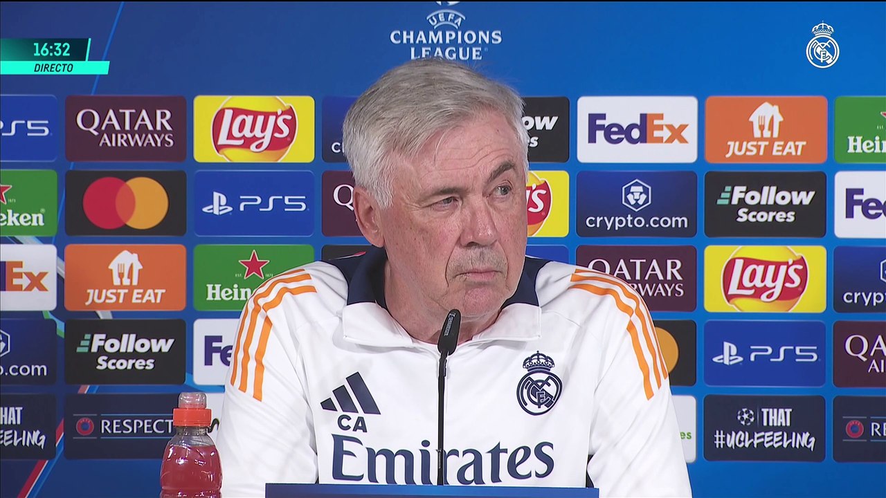Rueda prensa Carlo Ancelotti  previa Champions derbi Atlético de Madrid Real Madrid Martes 11 marzo 2025