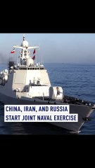 China, Iran, and Russia Launch Major Joint Naval Drill Near Iran 🇮🇷