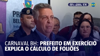 Damião explica os cálculos de foliões para o Carnaval