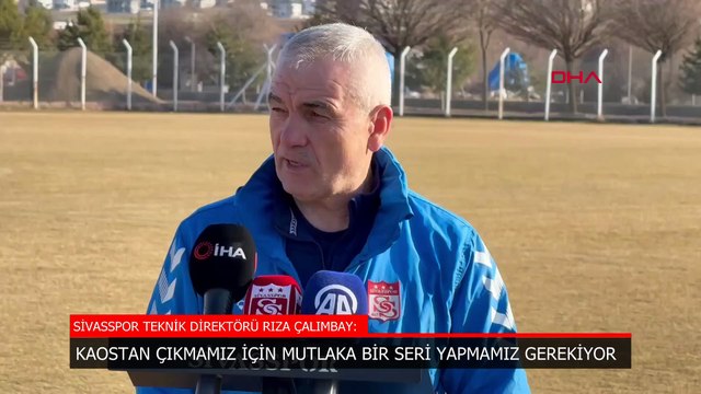 Rıza Çalımbay: Mutlaka seri yapmamız gerekiyor
