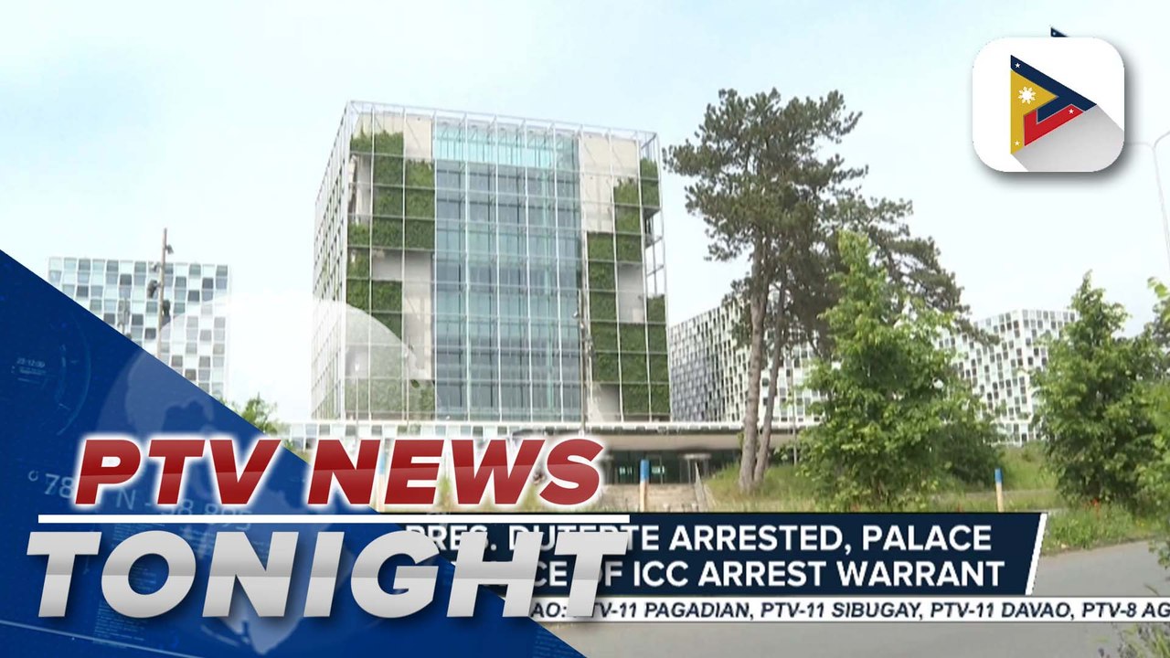 Former Pres. Duterte arrested, Palace confirms service of ICC arrest warrant
