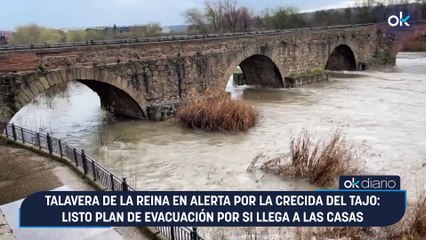 Talavera de la Reina en alerta por la crecida del Tajo: listo plan de evacuación por si llega a las casas