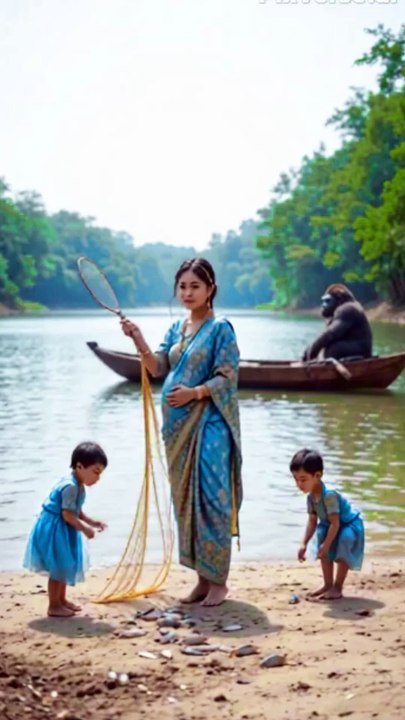 Gorilla Ki Family Aaj Shikar Machhali ka kar rahi hai Short,s Video,s