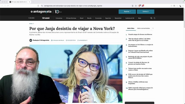 JANJA desiste de VIAJAR para os ESTADOS UNIDOS por MEDO do ELON MUSK- TRUMP economizou uns TROCADOS